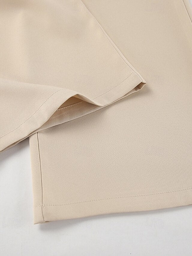 Women's Wide Leg Dress Pants Chinos Vacation Streetwear