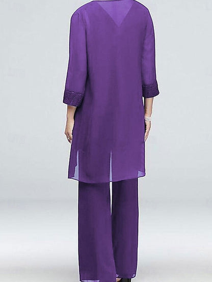 of Elegant Piece Neck Vintage Crew the Dress Bride Mother 3