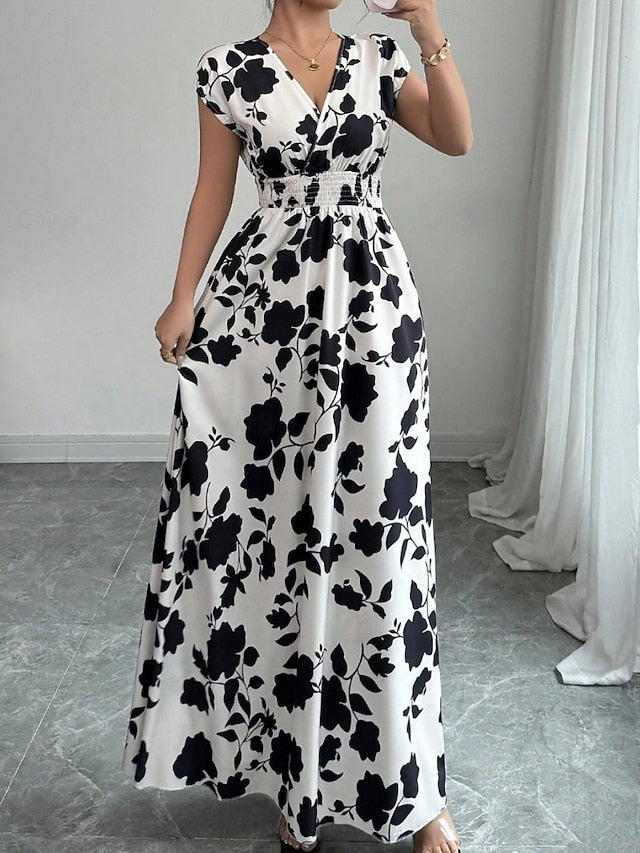 Women's Maxi Dress A Line Dress Vacation Casual Boho