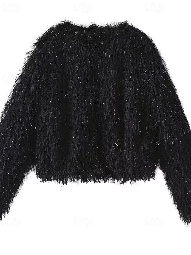 Coat Women's Comfortable Leathers Furs Fur Faux