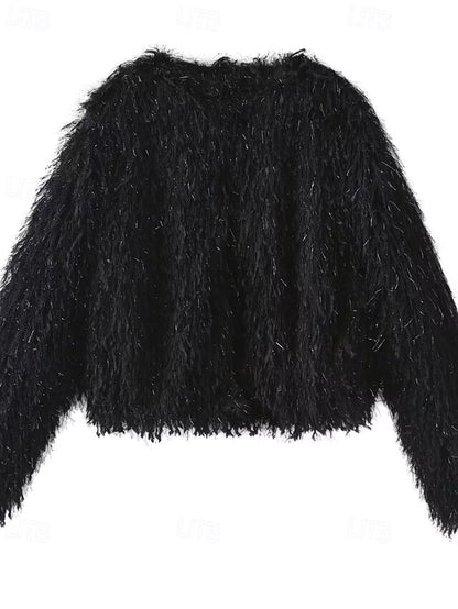 Coat Women's Comfortable Leathers Furs Fur Faux