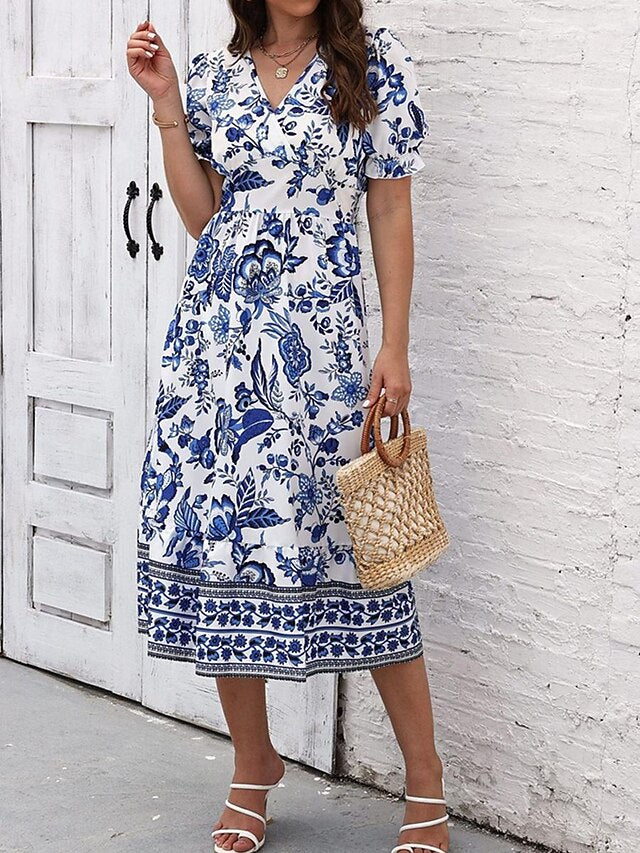 Women's Midi Dress Casual Dress Swing Dress A Line Dress