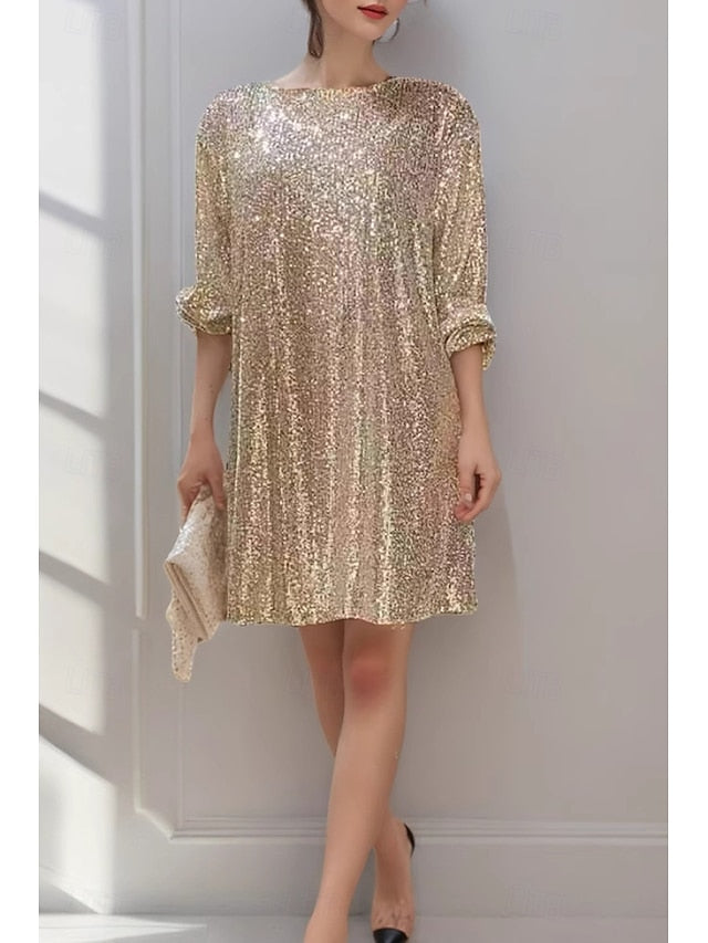 Women's Mini Dress Sequin Dress Party Dress Fashion Party