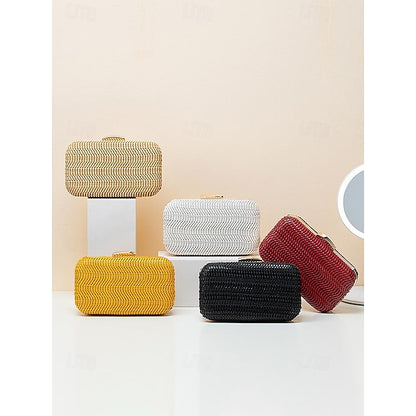 Leather Wristlet Party Evening PU Women's Clutch Bag