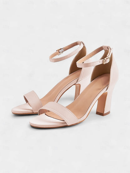 Open Heel Ankle - Sandals Toe High Light Strap Blue Women's