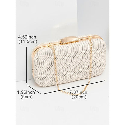 Clutch Bag Wristlet Leather Women's Evening PU Party