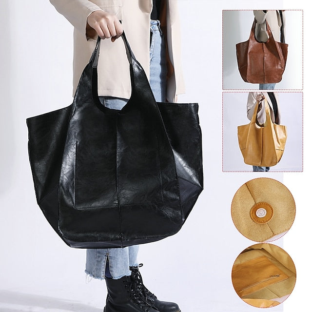 Women's Men's PU Party Leather Bag Shoulder Handbag
