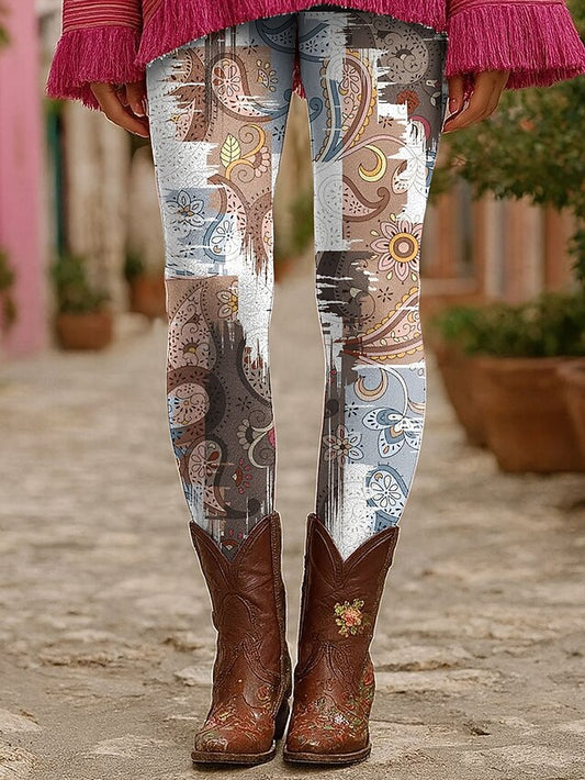 Women's Leggings Vacation Vintage Fashion Ankle-Length High