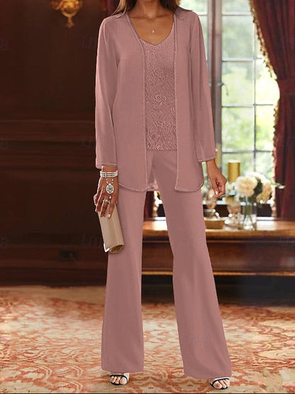 of Beach Mother Bride Piece the Formal Wedding Pantsuit 3