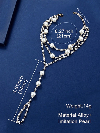 Elegant Chain Bracelet Women's – Foot Pearl Ankle