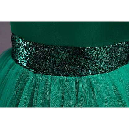 Dress Solid Girl Girls' Flower Colored Short Kids