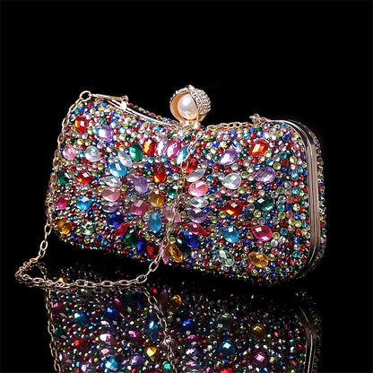 Women's Clutch Luxury Evening Multicolor – Crystal