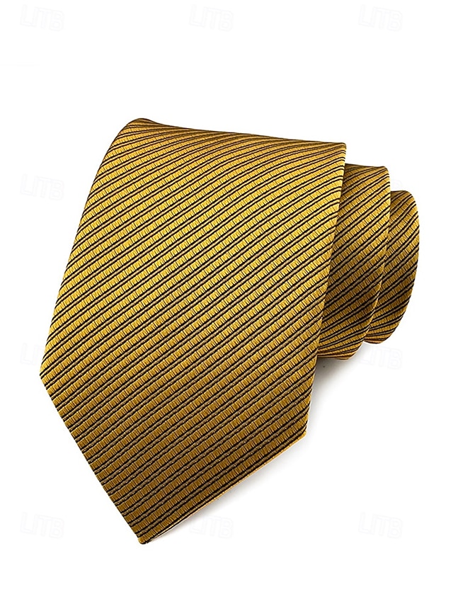 satin Men's tie striped