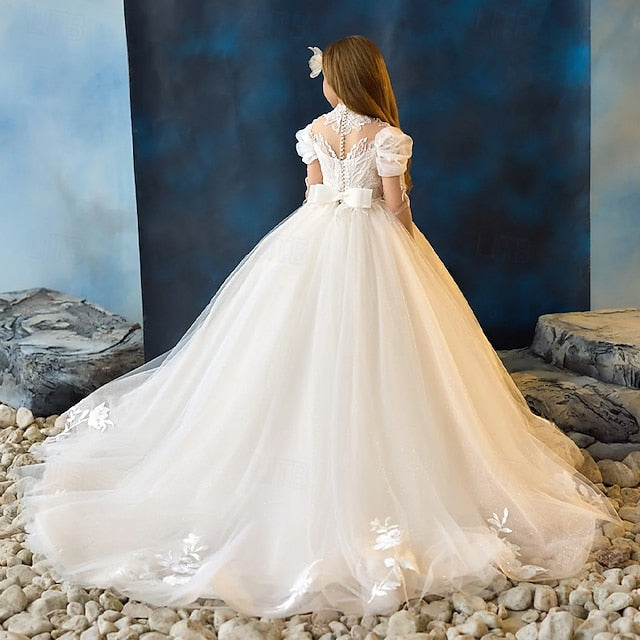 First Dress Flower Kids Girl Girls' Party Communion