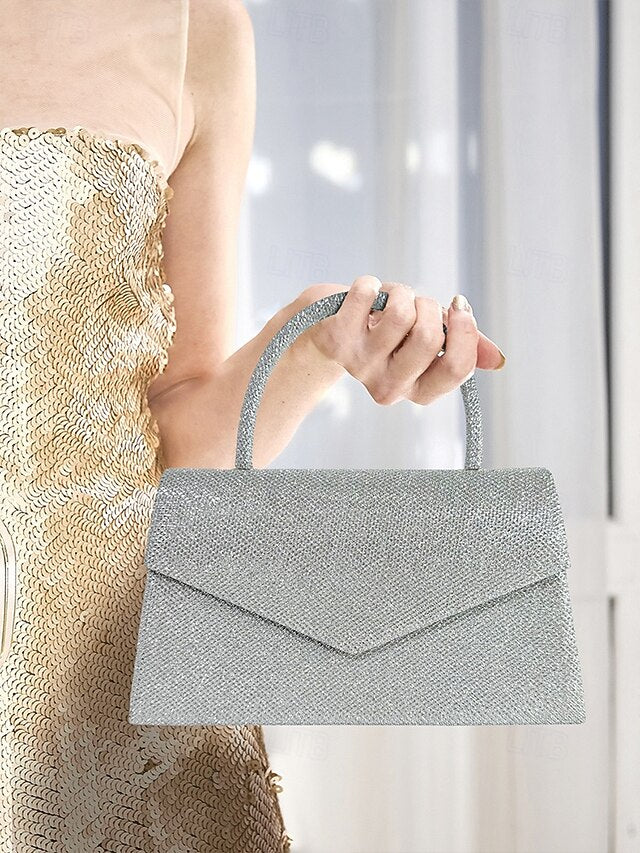 Clutch Bags Bag Evening Flap Polyester Women's Shoulder