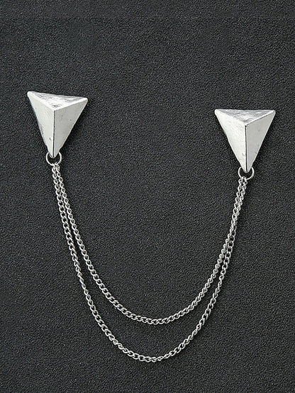 Elegant Pins Reindeer – Men's Alloy Christmas Collar