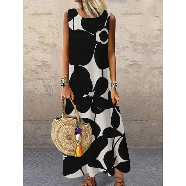 Women's Maxi Dress Sundress Shift Dress Summer Dress Casual