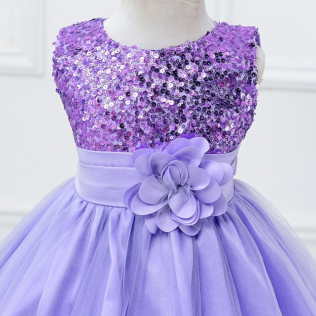 Girl Dress Flower Party Wedding Girls'