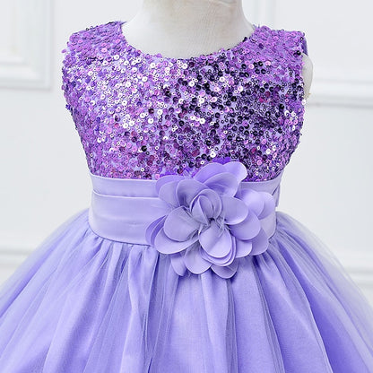 Girl Dress Flower Party Wedding Girls'