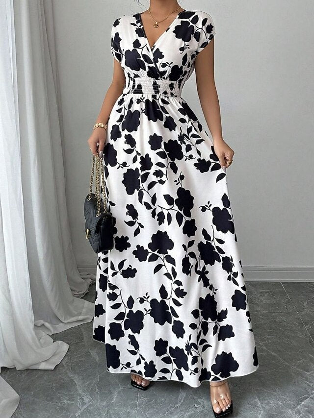 Women's Maxi Dress A Line Dress Vacation Casual Boho