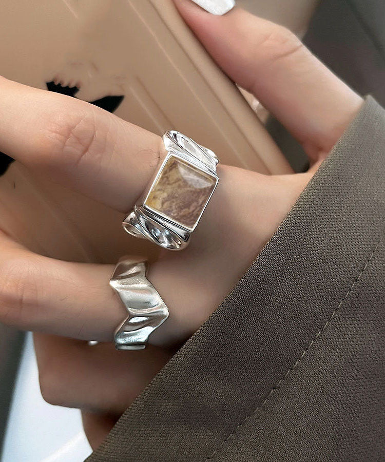 Edges Wrinkled And Silk Silver Wrapped Sterling New Candy