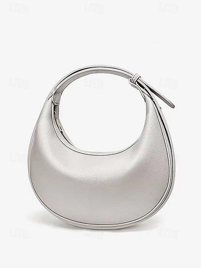 Women's White - Bag Elegant Shoulder Crescent Stylish