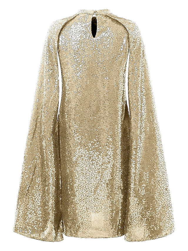 Women's Gold Dress Sequin Dress Party Dress Mini Dress