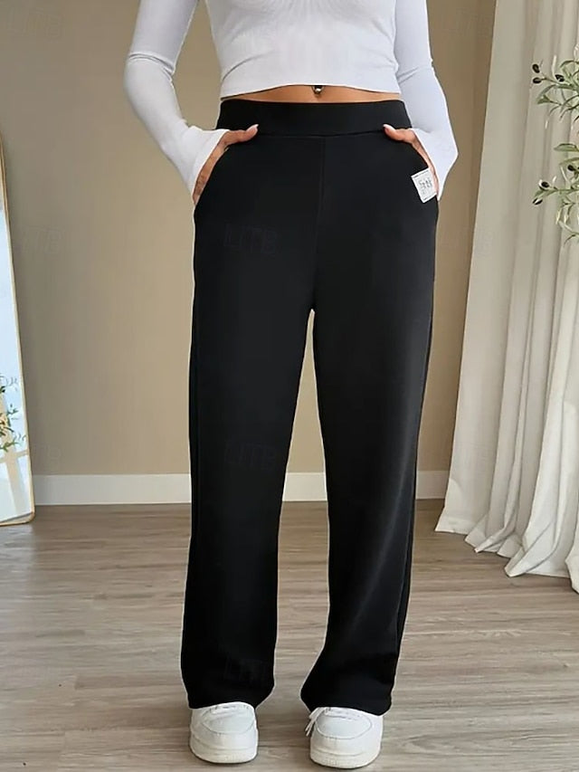 Women's Culottes Wide Leg Chinos Streetwear Casual Full