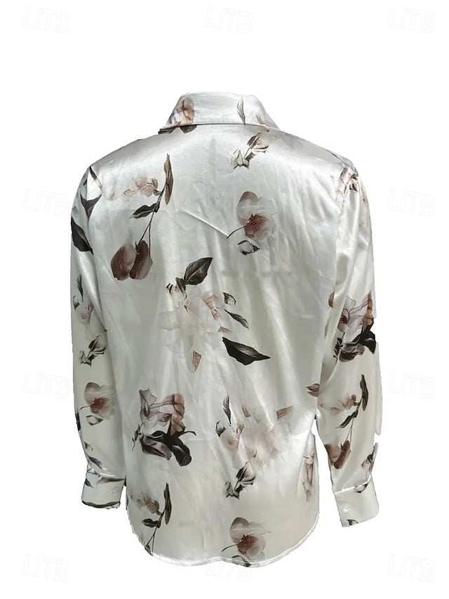 Women's Work Shirt Floral Graphic Elegant Stylish Basic