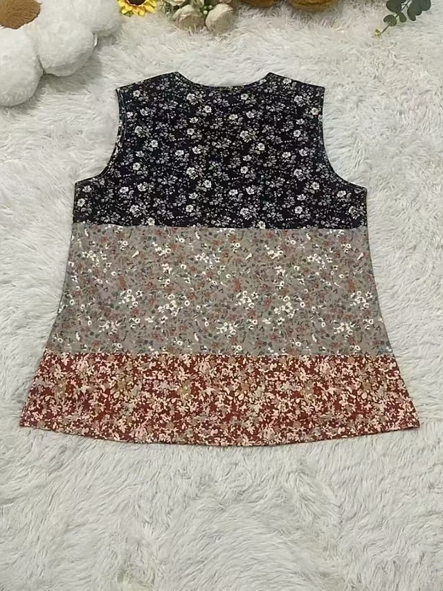 Women's Tank Top Camisole Tank Top Print Floral Bohemia