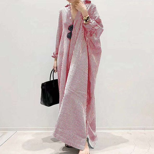 Women's Blue Black White Summer Spring Fall Maxi Dress 100%