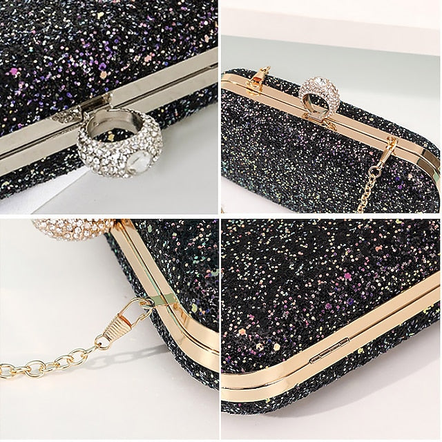 Leather Bag Bags Evening PU Clutch Women's Wristlet