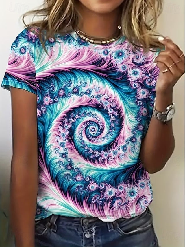 Music Festival Women's T Shirt Summer Tops Print Graphic