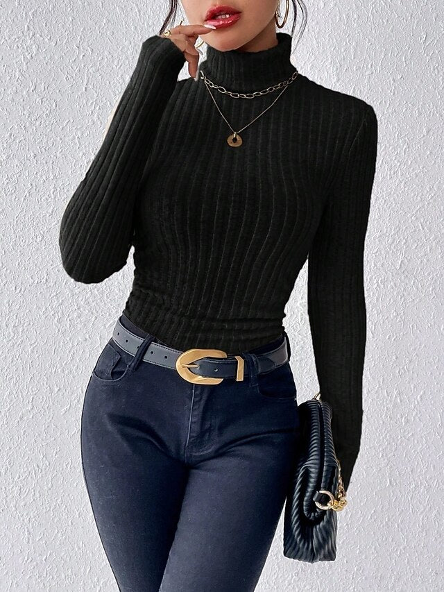 Women's Blouse Ruched Buttons Solid Color Stylish Casual