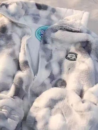 Fleece Teddy Coat Warm Faux Jacket Fur Women's