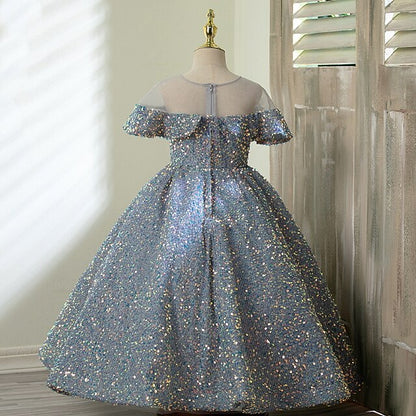 Evening Gown Flower Dress Girl Party Girls'