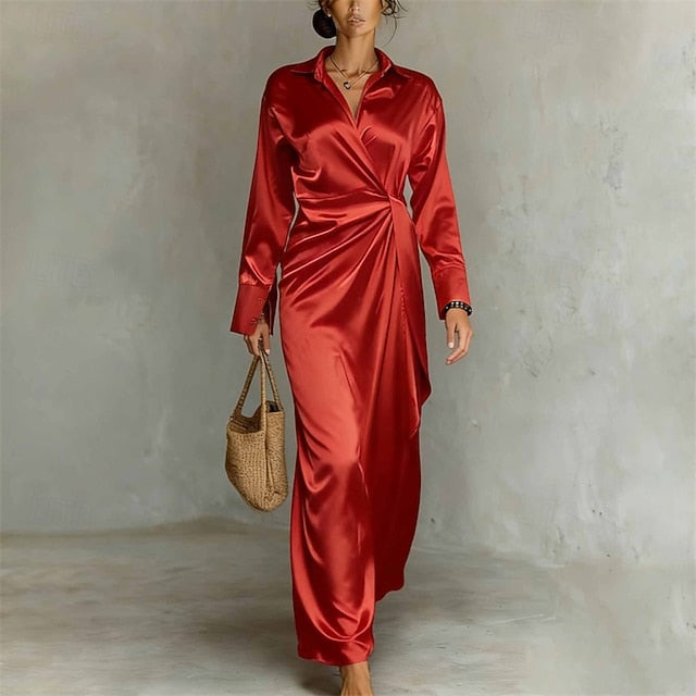 Women's Midi Dress Black Dress Elegant Dress Elegant