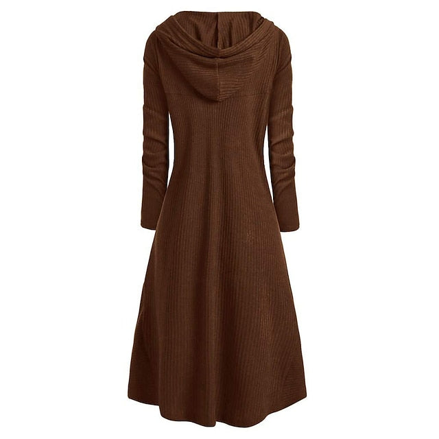 Women's Pullover Solid Color Casual Long Sleeve Regular Fit