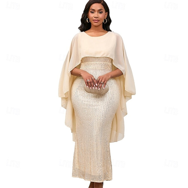 of the Length Mother Elegant Crew Floor Bride Neck Dress