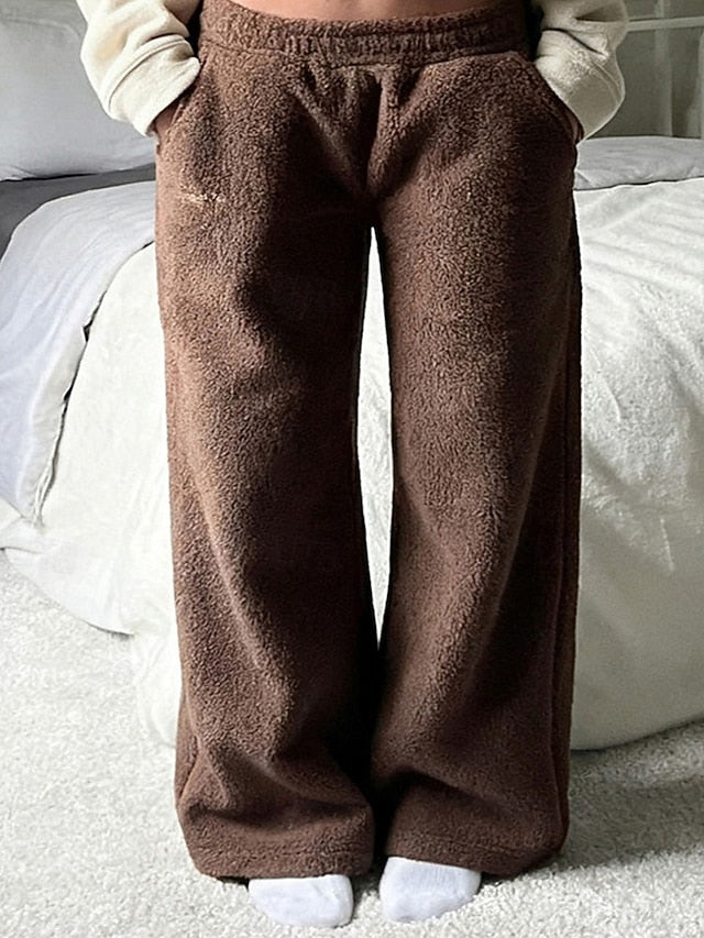 Women's Pants Trousers Elegant Fashion Casual Full Length