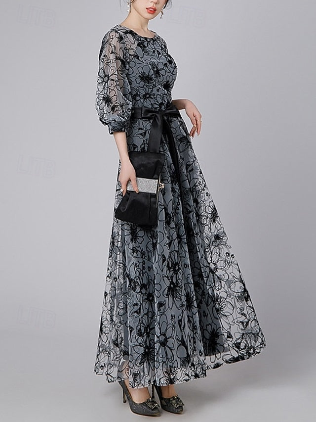 A-Line Dress Ankle Length Party Dress Cocktail Dress Wedding
