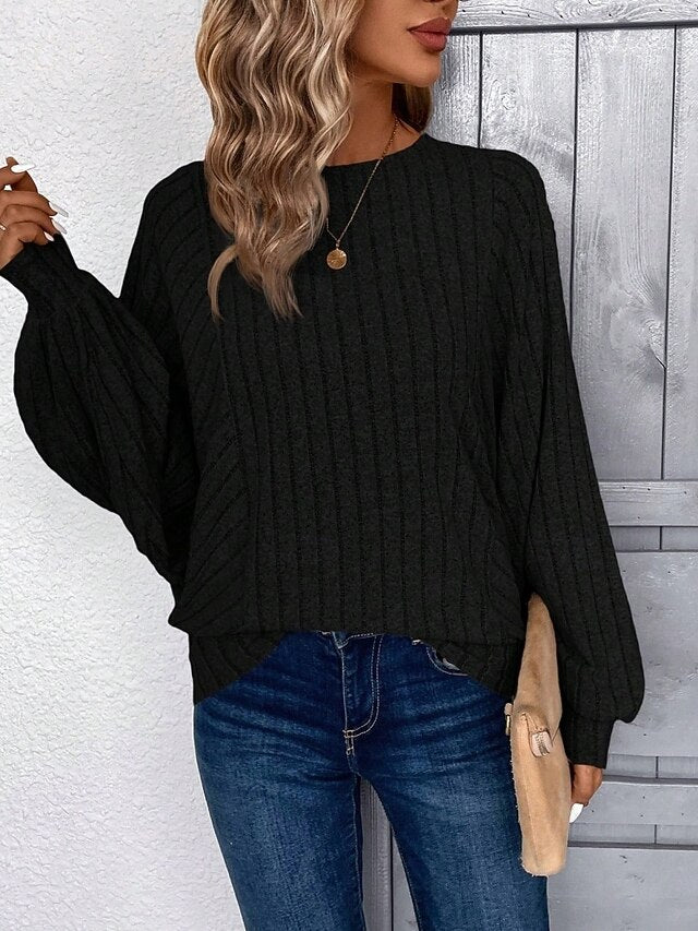 Top Women's Color Fashion Tee Solid Classic T Stylish Shirt