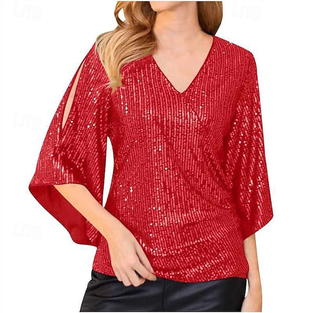 Retro Vintage Roaring 20s 1920s Shirt The Great Gatsby Sequins