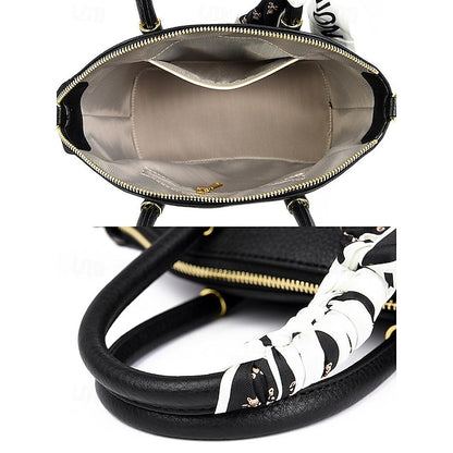 Holiday Office Bag Daily Women's Handbag PU Bucket Leather