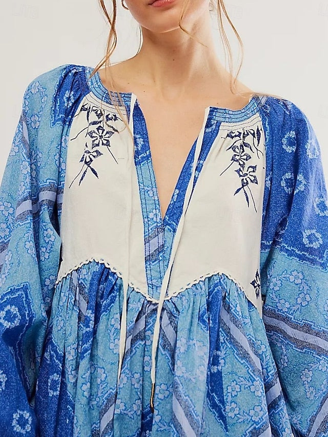 Women's Mini Dress Casual Dress Boho Dress Ethnic Casual
