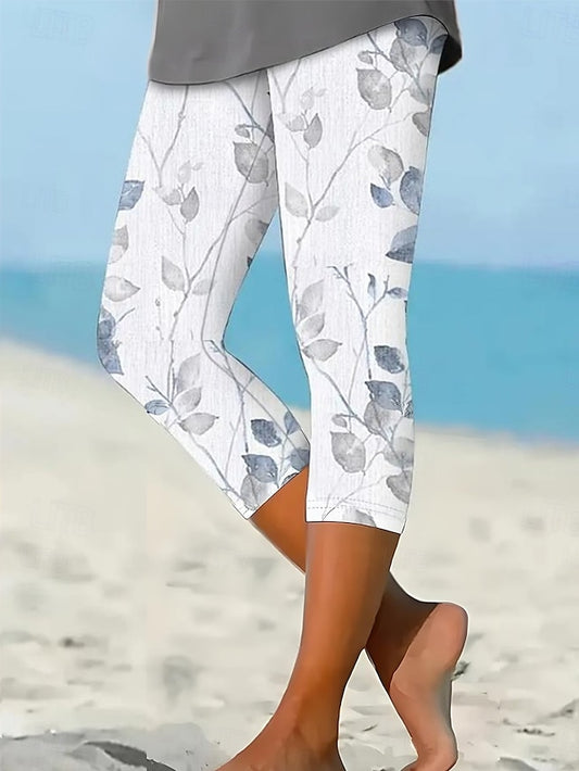 Women's Leggings Capri Pants High Elasticity Fashion Full
