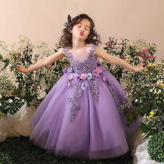 Dress Girls' Princess Kid's Girl Flower