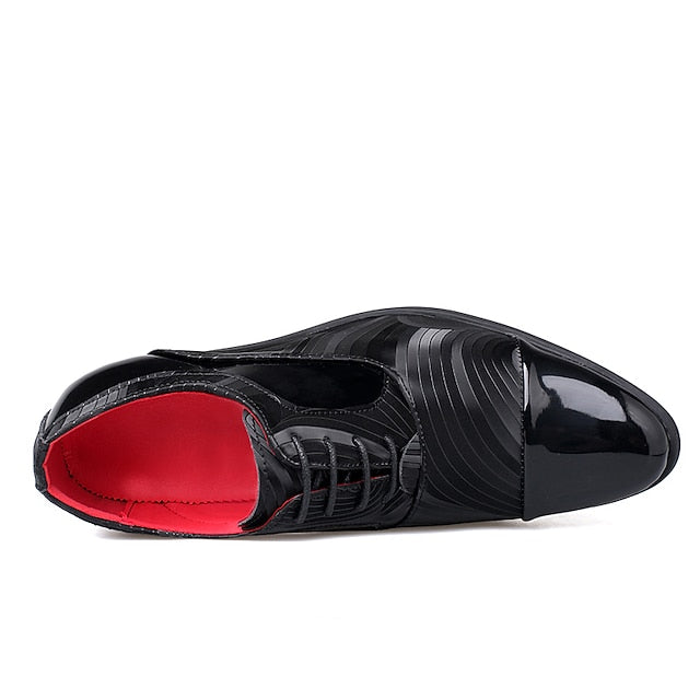 Men's Leather Formal Lace-Up Patent – Shoes Stylish
