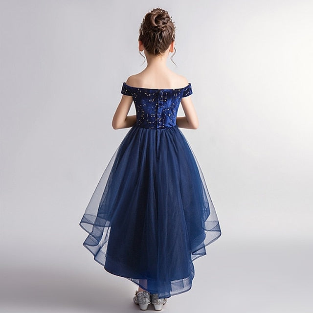 Sleeveless Kids Performance Girls' Dress Party Color Solid