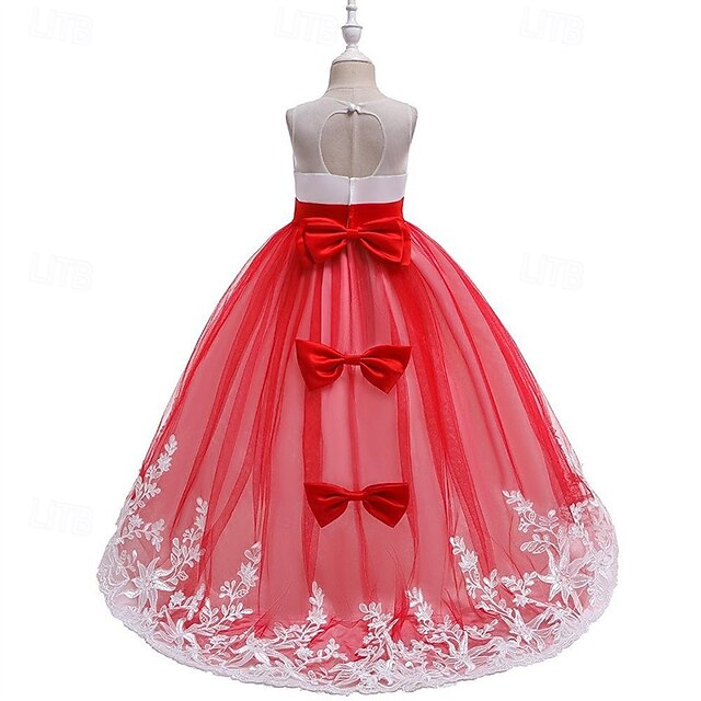 Princess Kid's Girl Girls' Flower Dress